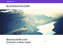 Tablet Screenshot of blackouthh.com